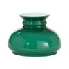 B&P Lamp® Green Over White Opal Cased Glass 7 Inch