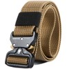 KingMoore Men's Tactical Belt Heavy Duty Webbing Belt Adjustable Military