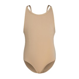 Phineein Womens/Adults Nude Seamless Camisole Undergarment Leotard with Adjustable Transition Straps