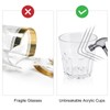 DIBALIYI 6 PCS Plastic Glasses, 5.63 OZ Plastic Tumblers for