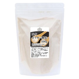 自然健康社 ゼラチン 顆粒 500g 粉末 パウダー 無添加 業務用