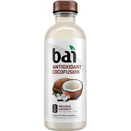 Bai Cocofusions Molokai Coconut, Antioxidant Infused Beverage, 18 Fl. Oz. Bottles (Pack of 12)