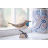 WILDLIFEGARDEN Wildlife Garden WG433 DecoBird Bluethroat - Hand Carved Decorative