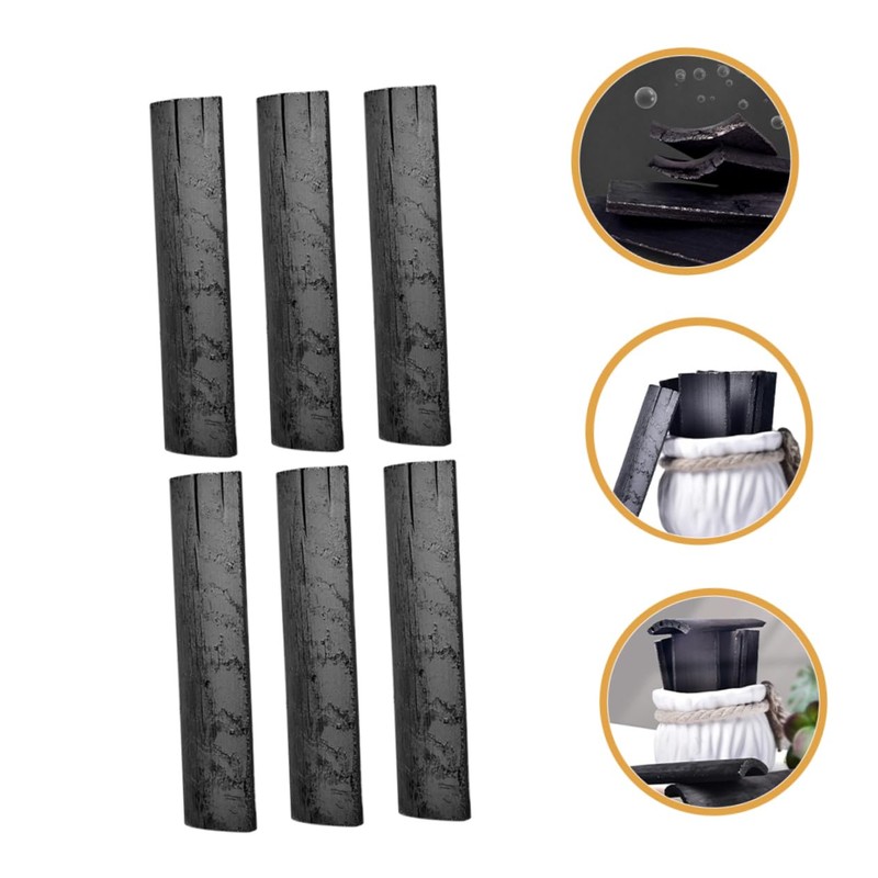 KICHOUSE Activated Charcoal Tablets Bamboo Charcoal Water Slices Odor Absorber