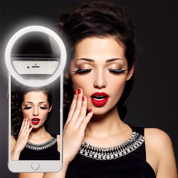 Unbranded Selfie Light Ring Portable USB Smart Phone Mobile Rechargeable