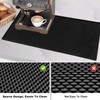 Extra Large Bar Mat for Countertop 16X28'', Thicker Rubber Coffee