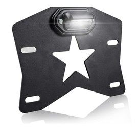 Chelhead UTV License Plate Holder With Light, Aluminium RZR License Plate Mount Compatible with Polaris RZR XP 1000 Ranger Can Am Maverick x3 Kawasaki Teryx