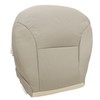 NLQR Front Driver Side Bottom, Perforated Replacement Seat Cover Light