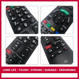 New N2QAYB000487 TV Remote Control for Panasonic TX-L24E3E TX-L26C20B TX-L32C20E