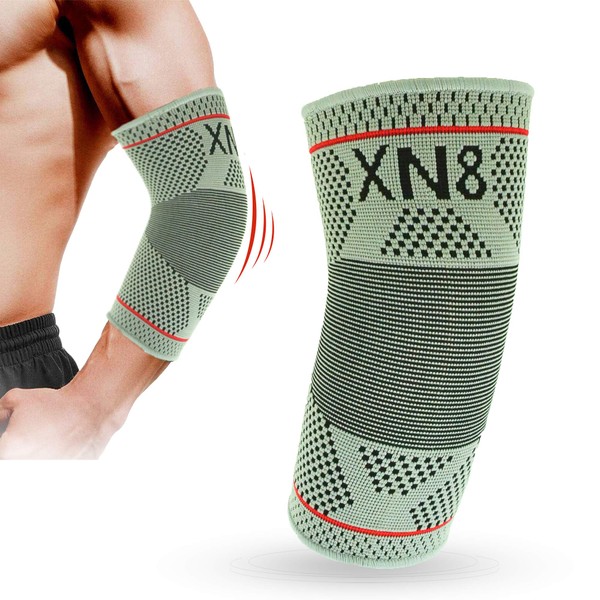 Xn8 Elbow Support Arm Brace Compression Sleeves for Tennis Elbow-Golfers