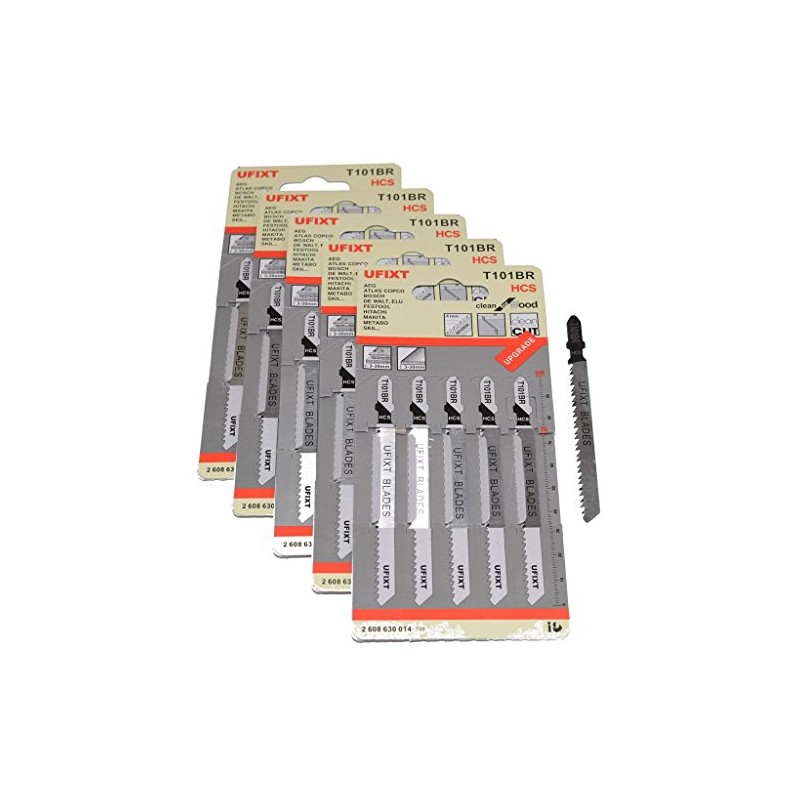 Ufixt Fits Jigsaw Blades T101BR for Down Cutting Laminates and