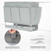 Frjjthchy Bedside Caddy Bedside Organizer,Bed Caddy with 11 Pockets and