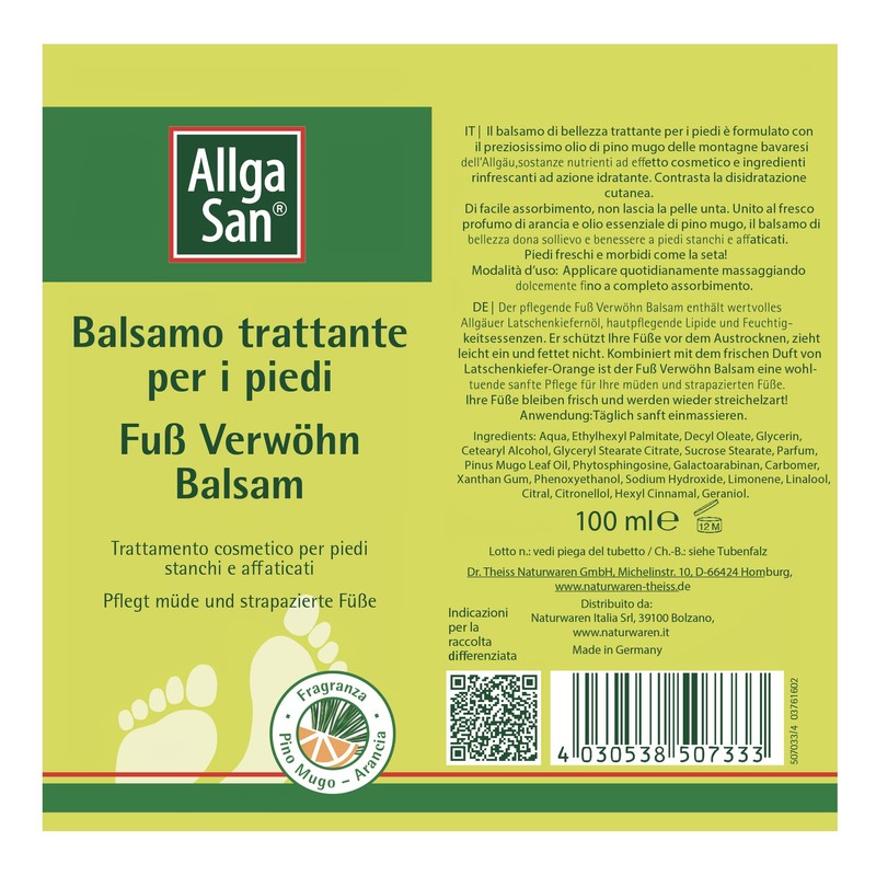 Vergr San Balsamo Trattante Feet 100ml