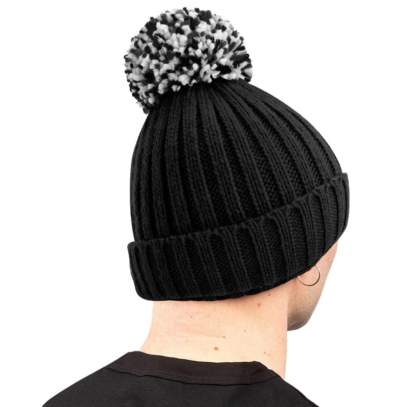 Beechfield - Hygge Beanie - Stylish Cuffed Design - Black