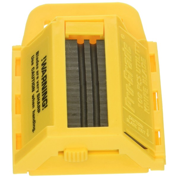 100 PC. UTILITY KNIFE BLADE PACK WITH DISPENSER