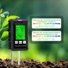 Wigearss 6-in-1 Soil Meter pH Moisture Temperature Light Soil Tester