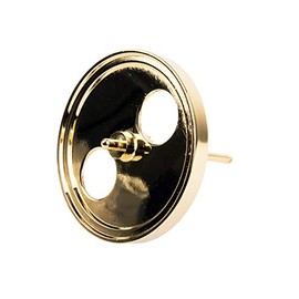 Wilesco 01684 ET Flywheel Brass, with Axle