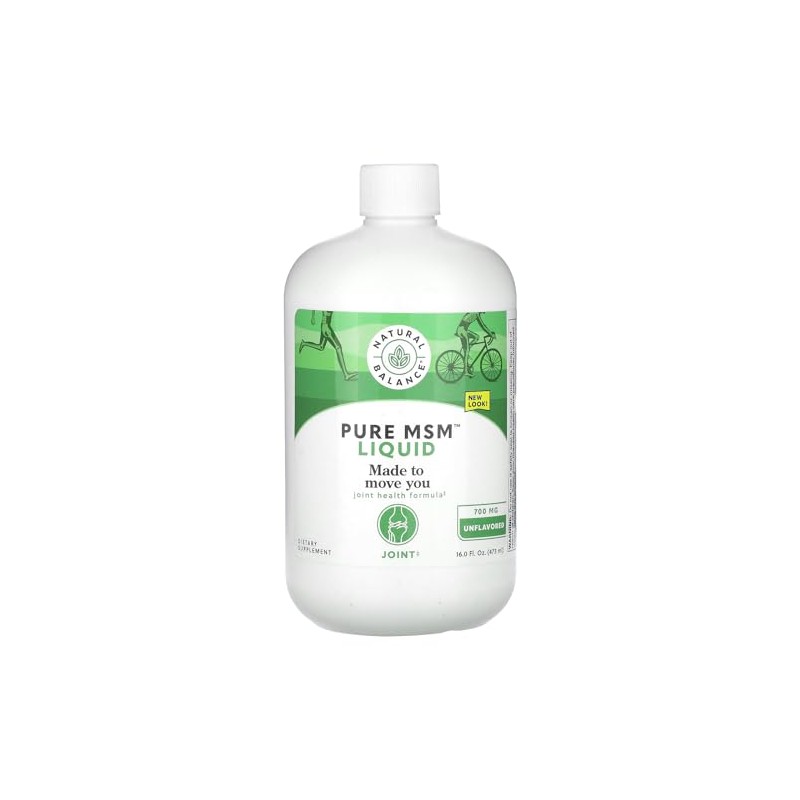 Natural Balance Pure MSM Liquid - 700 mg - Unflavored