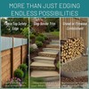 50FT Galvanized Steel Corrugated Metal Landscape Edging – Flexible &