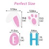 Comelodiant Happy Easter Banner Decorations Indoor Pre-assembled Bunny Banner for