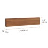 12" Manada Wall Mount Teak Knife Holder
