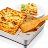 P&P CHEF - Molde rectangular para hornear para lasaña, carne