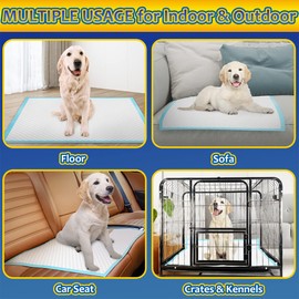 Dogcator Dog Pee Pads Extra Large 80 Count, Thicken Dog Training Pads 30"x36", Puppy Pee Sheets XL for Indoor, Outdoor Use, Heavy Absorbent Disposable Underpads Large Capacity