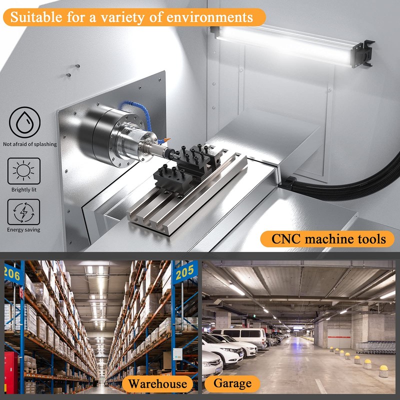 Led Industrial Machine Tube Light, IP66 Waterproof Explosionproof Work Lamp