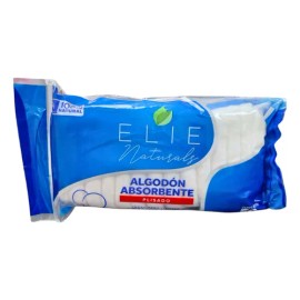 Algodón Plisado Absorbente Elie Naturals 50g (6 Bolsas)