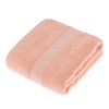 HOMESCAPES Peach Turkish Cotton Bath Towel Super Soft Thick &
