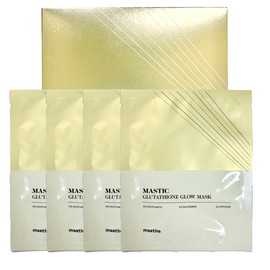 Mastina Mastic Glutathione Glow Mask 1 box (4 sheets) / 매스티나 매스틱 글루타티온 글로우 마스크 1박스(4매입)