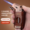 Torch Lighter Compact Jet Flame Lighters Refillable Butane Adjustable Lighter