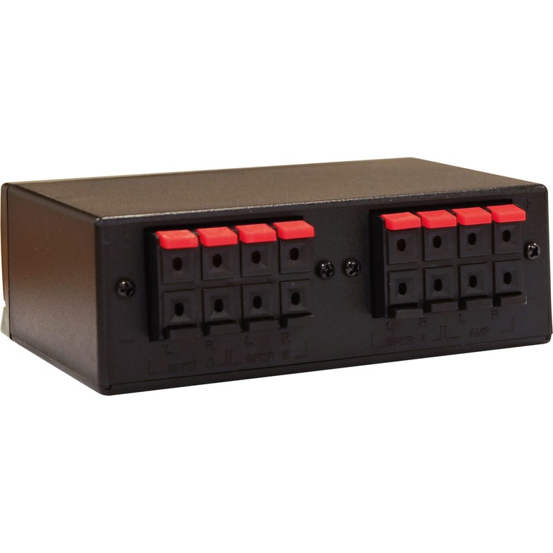 E AUDIO High Powered Stereo Audio Speaker Selector Switch for