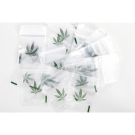 100 Baggies 60 x 80 mm Extra Sturdy Bags with Press Closure (Pack of 100, 60 x 80 mm)