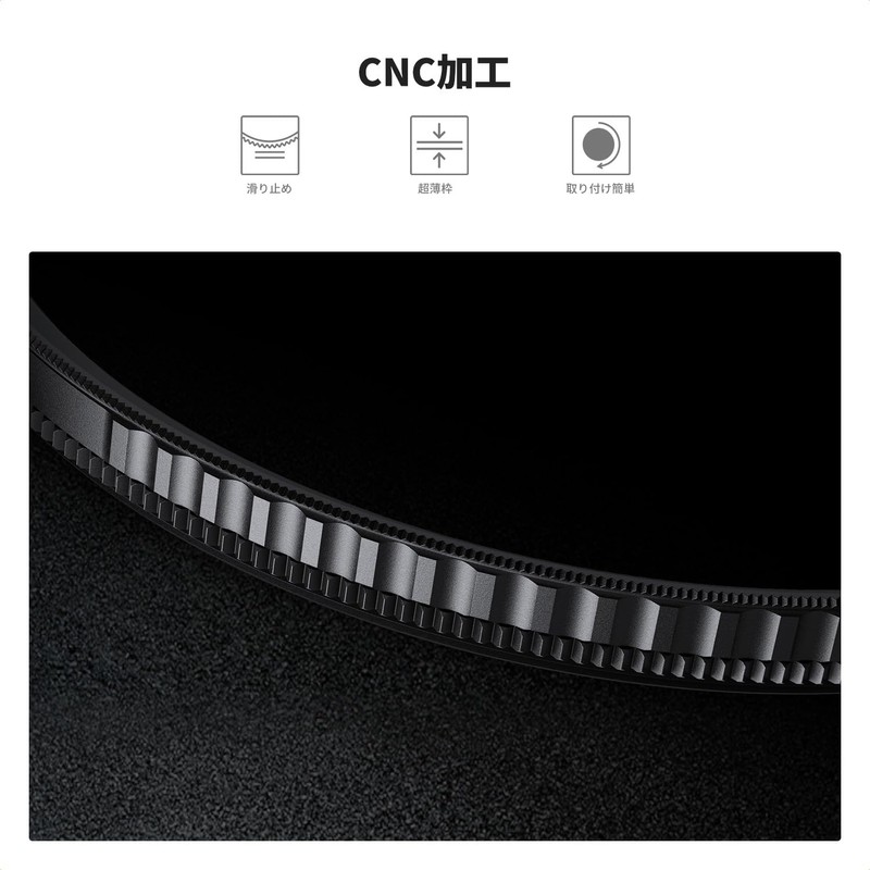 K&F Concept 52mm 1/4 Black Mist & CPL Filter, Multi-Function