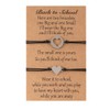 Back to School Mother Daughter Gift Bracelets Set - Matching