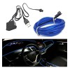 Tira Led Automotriz Color Azul 5 Metros Ambientacion