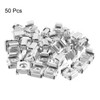 sourcing map M5 x 0.8mm Cage Nut, 50Pcs Snap-in Cage