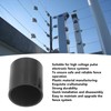100Pcs Electric Fence Post End Caps Plug Insert Plastic Round