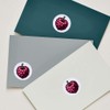 24 x 40mm Round 'Ripe Raspberry' Stickers (SK00067452)