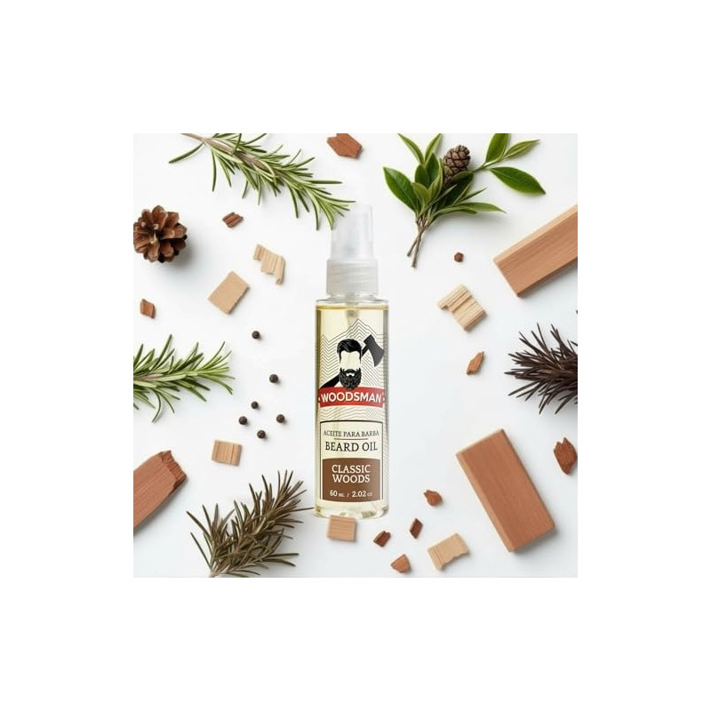Woodsman - Aceite Para Barba y Bigote 60 ml. (Classic