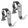 DOVORSY Tube Rod Hooks,Stainless Steel Adjustable J Hooks, for 0.71"-1.26"