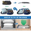 6 Pack Travel Space Saver Bags Vacuum Storage 35x50cm,Compression Packing