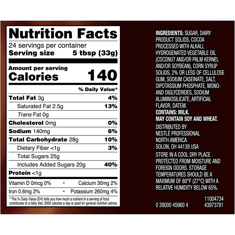 Nestle Hot Chocolate Mix, Dark Chocolate Flavor Hot Cocoa, Bulk