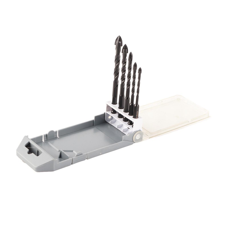 Twist Drill Set Wall Triangular Drill Bits 4MM 5MM 6MM