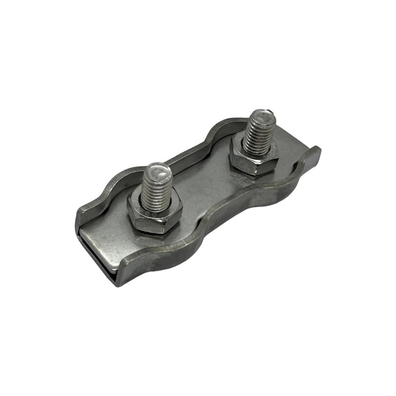 Wire Rope Clamp Duplex Stainless Steel V4A 316 8 mm