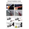 iJDMTOY OE-Red Lens Red Full LED Rear Side Marker Light