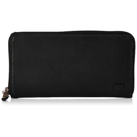 Lee Bill Holder, Zip Around Long Wallet, "Bebop" Card Storage, Coin Purse, Bundle, Material: Oil Dakota (Made in Japan), Leather, black