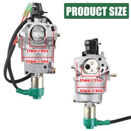 Qiuwanzia 16100-Z5L-F11 Carburetor with Solenoid Valve for Honda GX240 8HP GX270 9HP GX340 11HP GX390 13HP Portable Generator