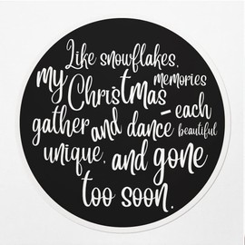 Decal Stickers of My Christmas Memories Premium Indoor (No Waterproof) Vinyl Decal Stickers for Laptop Phone Accessory Helmet Car Window Mug Tuber Cup Door Wall Decoration USCVER3g15810BL